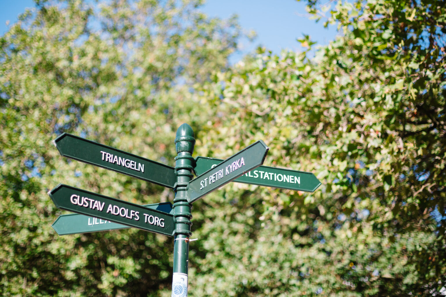 Vägvisning mötesplatser